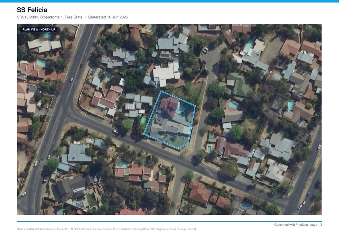 Map-only PDF export with a full-page plan view